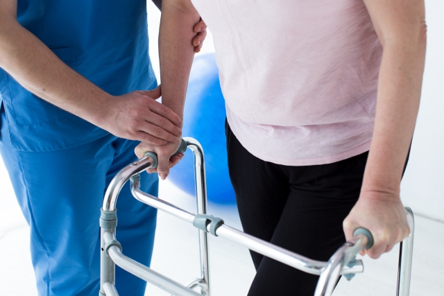 脳梗塞後の歩行リハビリ